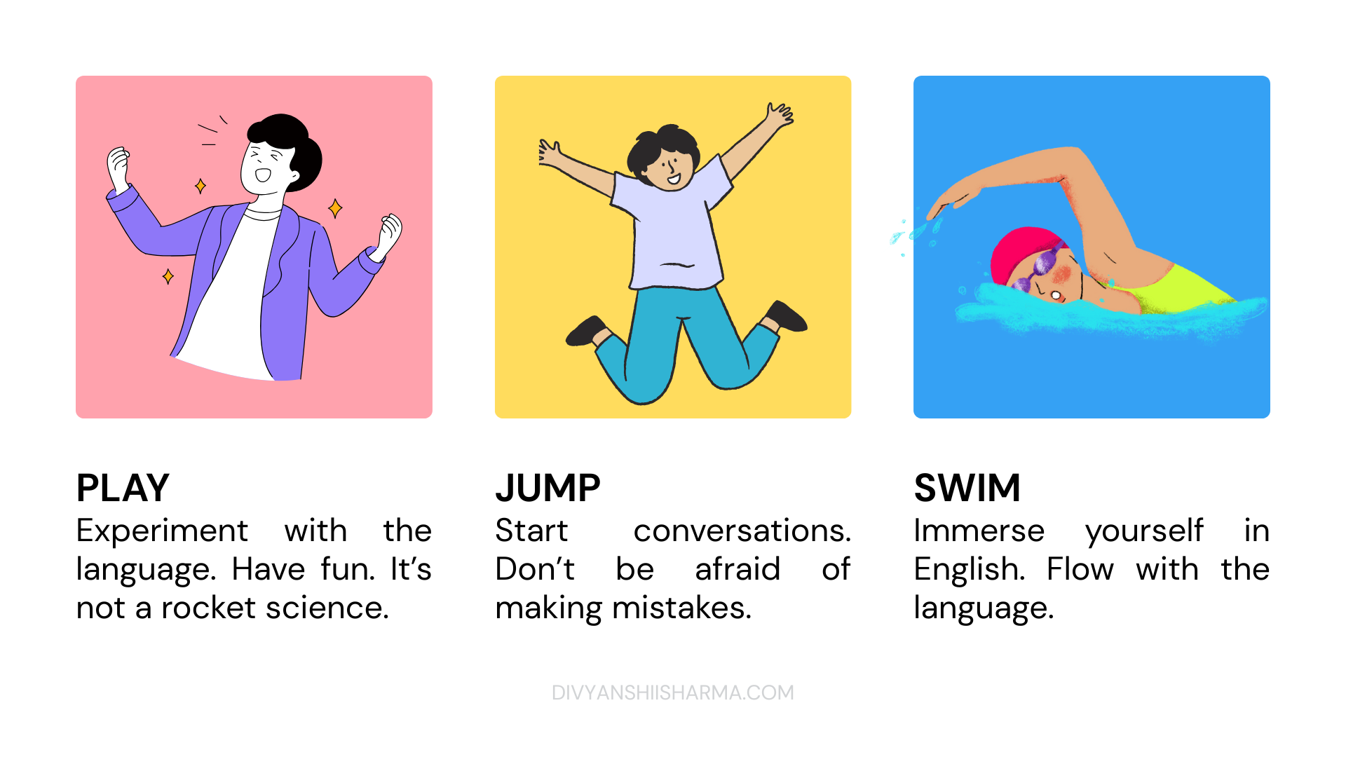 Language Immersion Theory to think in English